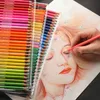 Lápis de cor de óleo profissional conjunto 48/160 cores pintura artista esboçar lápis de cor para crianças estudantes escola arte suprimentos 201102