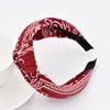 Bedrucktes Satin-Stirnband, Haarband, Lünette, geknotet, Turban, süßer Stil, Damen-Haarbänder, Mädchen-Accessoires, Kopfband, Haarschmuck