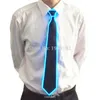 Аксессуары костюмы Новая мода синий цвет светильник светодиодный галстук накаляя эль-проводной галстук для вечеринка PartyDjbarclubshow на 3V устойчиво