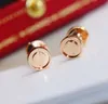 2023 Luxury kwaliteit charme één lijnstop Earring eenvoudige stijl voor vriendin sieraden cadeau in drie kleuren ps8633