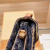 크로스 바디 백 조절 가능한 스트랩 싱글 숄더 가방 여성 핸드백 지갑 오래된 꽃 낙상 메신저 가방 패션 가방 지갑 지갑 hi267m