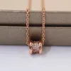 2023 여성을위한 펜던트 목걸이 로켓 절묘한 CZ Crystal Fashion Clavicle Chain Fashion Jewelry 액세서리