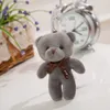 10pc Mini Pluche Doll Bear Toys Conjoined Hanger PP Katoen Zachte Gevulde Naakte Beren Speelgoed Boeket Pop Holiday Gift Bag Hanging