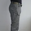 Thoshine Marque D'été Hommes Casual Pantalon Cargo Poches Minces En Plein Air À Séchage Rapide Respirant Étanche Ventilateur Militaire Tactique Pantalon 201116