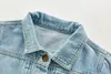 Baby Boys Denim Jacket Jesień Dziewczynka Denim Kurtki Kreskówka Kreskówka Kreskówka Odzieży Odzieży Płaszcze Dla chłopców Odzieżowa Kurtka 0-3T 201030