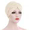 Cappucci turbante per donne Musulmano Bonnet pronto da indossare Hijab Musulman Femme Head Wraps Ladies Hair Loss Chemio Cap