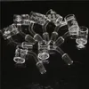 Fumer 4mm Bas Quartz Banger Nails 25mm XL 10mm 14mm 18mm Mâle Femelle 90 45 Degrés Bangers pour Dab Rig Bong