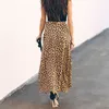 SURMIITRO Polka Dot Print Long Maxi Summer Skirt Women Fashion White Black Split High Waist Sun Wrap A Line Female 220216