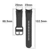 Colorful buckle Silicone Sport Strap For Samsung Galaxy Watch 4 Classic 42mm 46mm Bracelet 20mm Wrist Band For Galaxy Watch4 40mm 44mm Correa