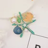 Mode Classic Sea Star Coral Starfish Broscher Kvinnor Pearl Animal Ocean Series Party Office Brosch Pins Smycken Gåvor