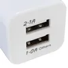 Kvalitet 5V 2.1 + 1A Double USB AC Travel US Wall Charger Plug Dual för smart telefon