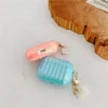 Cute Luxury Hard Earphone Case for Airpods 1 2 3 Case Colorful Trunk Cover for Apple Air Pods Pro Case Accessories with Keychain
