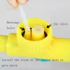 Draagbare luchtpomp Nozzle Beverage Bottle Head Hand Spuit Verstelbare Hogedruk Tuin Watergevende Tool Irrigatie Landbouw