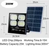 Zasoby w Chinach + 100W 200 W 300W LED LED Reflektory Solar Outdoor LED Flood Garden Light Wodoodporna IP66 do basenu