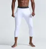 Nieuwe Compressie 3/4 Broek Fitness Sneldrogende Hardloopbroek Mannen Sportbroek Leggings Broek Voor Hardlopen Joggen Gym Leggings maat S-XXL