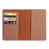 カード所有者ユニセックスパスポートカバー明るい表面証明書バッグパッケージトラベルバッグのヌバックレザー