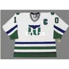 740 # 10 RON FRANCIS Hartford Whalers 1984 CCM Vintage Home Hockey Jersey o personalizzato qualsiasi nome o numero maglia retrò