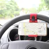 Supporto per telefono cellulare per volante per auto Supporto per telefono con fibbia per montaggio universale per navigazione sul volante Accessori per auto per auto