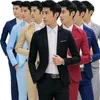 2019 Marca Roupas Blazer Homens Um Botão Homens Blazer Slim Fit Traje Homme Palco Masculino S-3XL Smoking Dress11