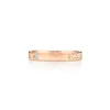 darapan 100% 925 Sterling Silver Ring Genuine Classic Sign T-Zircon Charm Ring Rose Gold Women's Gift Original Jewelry325f