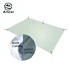 Aricxi Ultralight Tarp Lichtgewicht Mini Sun Shelter Camping Mat Tent Voetafdruk 15D Nylon Siliconen Silver Coated Enda Para Carro Q0109
