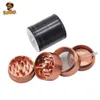 HONEYPUFF Diameter 40MM Style Smoking Herb Grinder 4 Piece Sharp Diamond Teeth Aircraft Aluminum Tobacco Grinder Dey Herb Accessor2531973