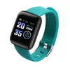 Waterproof Smart Watch Kids 116Plus Smartwatch Heart Rete Tracker Men Sport Wristwatch för iOS Android I7S Bluetooth Earuds för x6850747