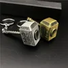 1pcs Spinning Top Fidget Ring Ring Wiitin Thors Battle Hammer Spinner, сделанный Metal Mighty Mjolnir Caychain Toy - Antique Brass Pop Fidget Toys