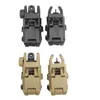 Tactical M4 AR15 AR-15 Front and Rear Flip Up Sight Rapid Transition Backup Folding Sight for Picatinny Rail