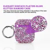 Diamond Rhinestone Bling Glitter Наушники AirPod AirPods Pro Чехол Защитный Крышка Наушники Чехол Анти-падение с крючком Retail Box Пакет