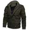 Hommes hiver polaire veste intérieure manteaux épais chaud décontracté Parkas Outwear vestes hommes jaquetas masculina inverno pardessus à capuche 201116