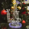 Głowy Szkło Bongs Prysznic Perkolator Torus Bong Oil Dab Rigs Recycler Perc 14mm Kobiece Złącze Z Bowl Fooths XL-2071