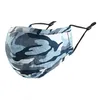 Face Mask Designer Dustproof Algodão Camo Máscaras para Homens Mulheres Espessadas Frio E Quente 3D Respirável Camuflagem FaceMask 6 Cor