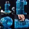 2.5L/0.6 Gallon Large Capacity Shaker Water Bottles Bpa Free Protein Plastic Sport Drink Waterbottle Handgrip Gym Fitness Kettle 201105