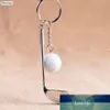 Porte-clés balle de Golf en métal de qualité supérieure, porte-clés de voiture, articles de sport, cadeau pour Souvenir, 17167