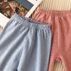 New Children's winter home clothes with no fading and pilling, boys and girls autumn and winter bottom solid color Top + pants 00940