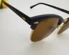 Classic men women sunglasses glass lens UV400 acetate frame Oculos De Sol suitable beach shading driving fishing leather case 2354676