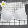 Yandw lingerie mulheres sexy sutiã Suiwire Pushpy Push Up Bordado Branco Laço Bralette A B C D E 70 75 80 85 90 95 100 Brassiere 201202