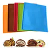 Non Stick Silicone Baking Mat Multi Function Swiss Roll Dough Pad Anti Skid Rectangle Kitchen Accessories Healthy Placemat