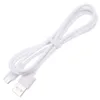 1M White Type C Micro USB Cables Sync Data Charging Charger Wire Cord for Samsung S9 S10 Xiaomi Smartphone