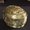 Egypten Heminredning Tillbehör vardagsrum Ornament Beetle Ashtray Small Metal Box Elimelim T200703295U