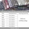 SS3-SS50 14400 Pz/Big Bag Commercio All'ingrosso di Alta Qualità Strass Hotfix Cristallo Ferro su Pietra Per Gli Indumenti di Cristallo AB