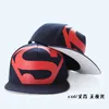 Capluche fluorescente lumineuse Superman039S HIP HOP HOP dans le Hiphop Cap Flat Summer Hat Baseball Cap2057509797445