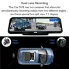 10 "4G Adas Car DashCam Android 8.1 WiFi DVR Camera FHD 1080P Dash Cam 2 + 32g GPS Navigator Parking Monitor