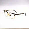 2022 جودة عالية مربع خلات سبيكة معبد نظارات إطارات للرجال نساء TB711 النظارات البصرية نظارات القراءة نظارات oculos واضح مكافحة الزرقاء عدسة uv400