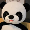 60 cm/80/100 cm Nette Große Panda Puppe Plüschtier Tiere Kissen Kinder Geburtstag Weihnachtsgeschenke Cartoon Spielzeug Großes Kissen Auf Dem Bett LJ201126
