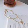 Peri'sbox 925 Стерлинговое серебро Toggle Clasp Choker Ожерелье Два слоистых цепных шеи Chocker Минималистский круг Наслоение ожерелья Q0531