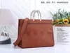 leder laptop tote