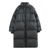 Limiterà la giacca imbottita di cotone overtheknee yuan cappotto lungo allentato di ispessimento dei vestiti 201027