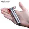 WEST BIKING Portable Bicycle Pump Aluminum Alloy Ultralight Air CO2 Inflator Bike Cycling Schrader & Presta Mini 220225